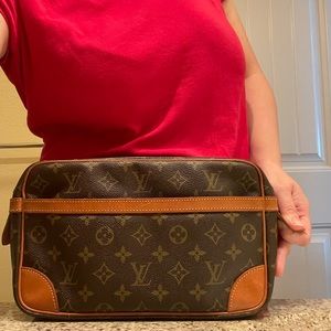 Authentic Louis Vuitton Compeigne Clutch Bag